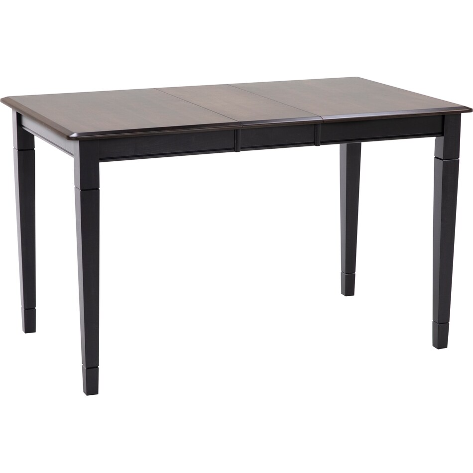 lj gascho furniture co walnut onyx inch counter height rectangle   
