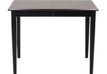 lj gascho furniture co walnut onyx inch counter height rectangle   