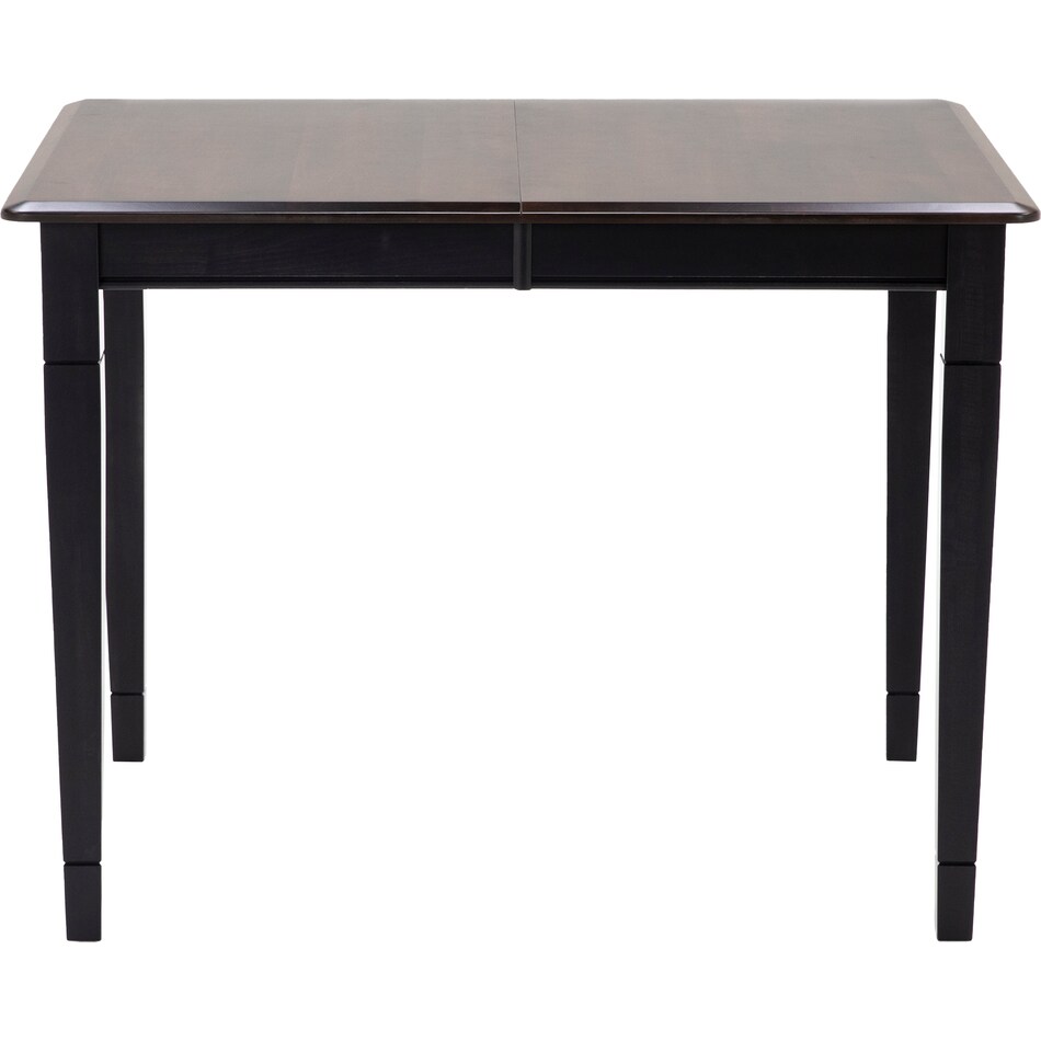lj gascho furniture co walnut onyx inch counter height rectangle   