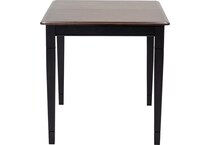 lj gascho furniture co walnut onyx inch counter height rectangle   