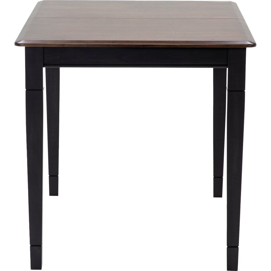 lj gascho furniture co walnut onyx inch counter height rectangle   