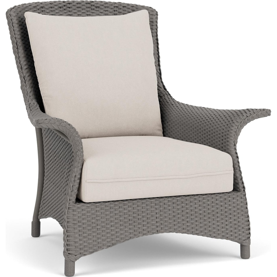 llyd  f pewter    canvas club chair   