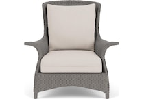 llyd  f pewter    canvas club chair   