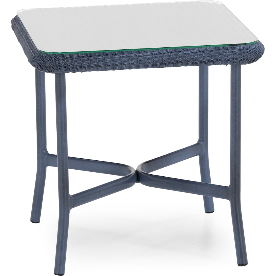 llyd blue end table   