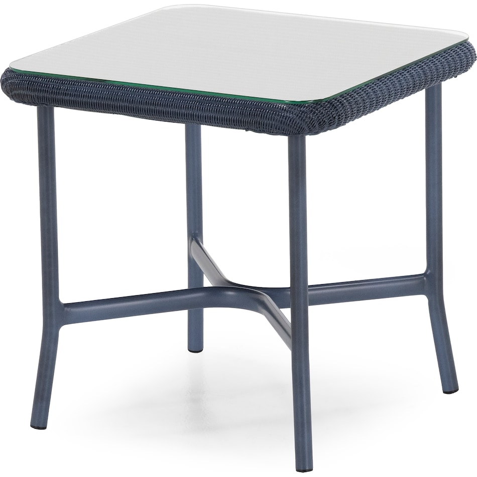 llyd blue end table   