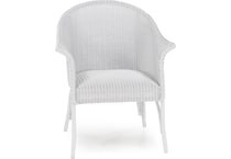 llyd white club chair   