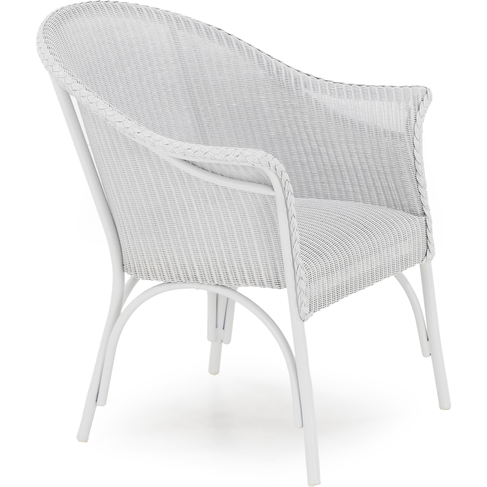 llyd white club chair   