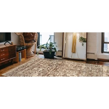 Theory Mocha/Natural Area Rug