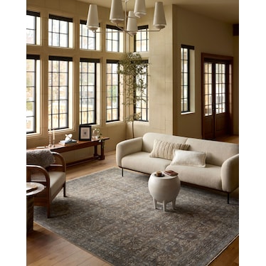 Heritage Lagoon/Tobacco Area Rug