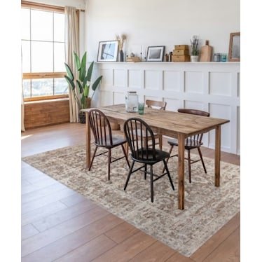 Theory Mocha/Natural Area Rug