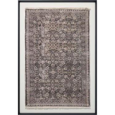 Brown Framed Textile Wall Decor 41"W x 61"H