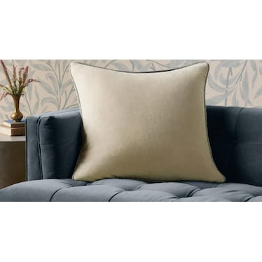 Ivory Poly Pillow 22"W x 22"H