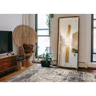 Theory Charcoal/Grey Area Rug