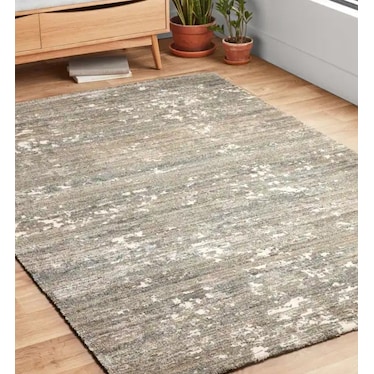 Augustus Fog Area Rug 5'3"W x 7'8"L