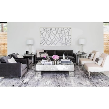 Viera Grey Area Rug