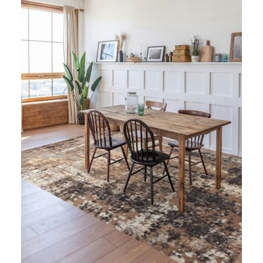 Theory Dark Taupe/Grey Area Rug