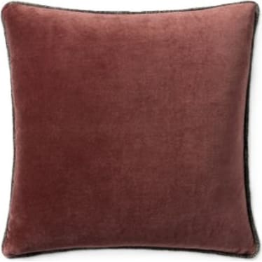 Wine Poly Pillow 18"W x 18"H