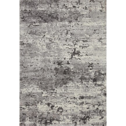 Theory Charcoal/Grey Area Rug 5'3"W x 7'7"L