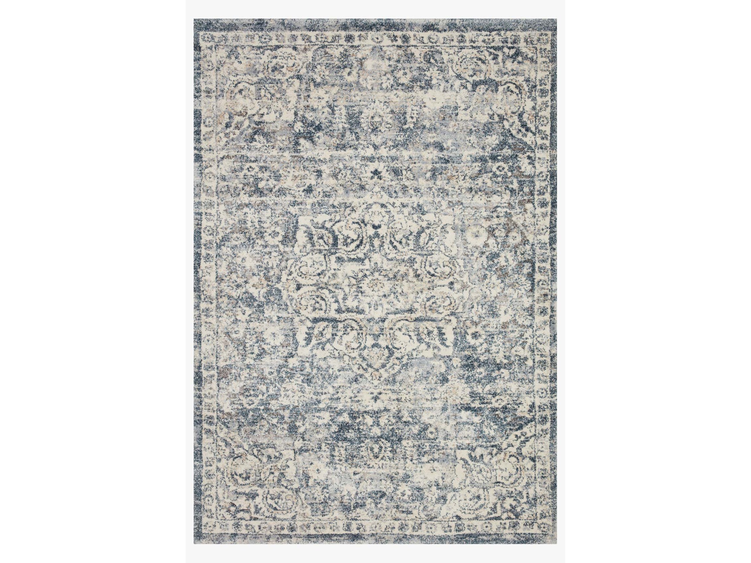 Theory Ivory/Blue Area Rug Steinhafels