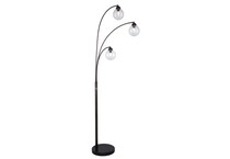 luce lumen inc black arc lamp   
