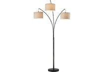 luce lumen inc brown arc lamp   