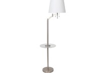 luce lumen inc silver floor lamp   
