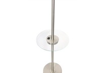 luce lumen inc silver floor lamp   