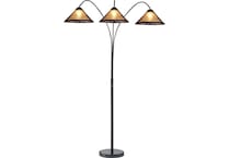 luce beige arc lamp   