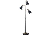 luce black floor lamp   