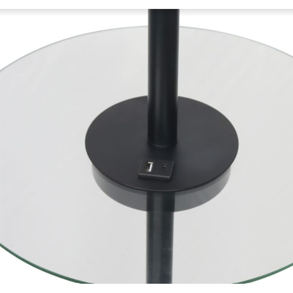 luce black floor lamp   