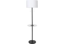 luce black floor lamp   