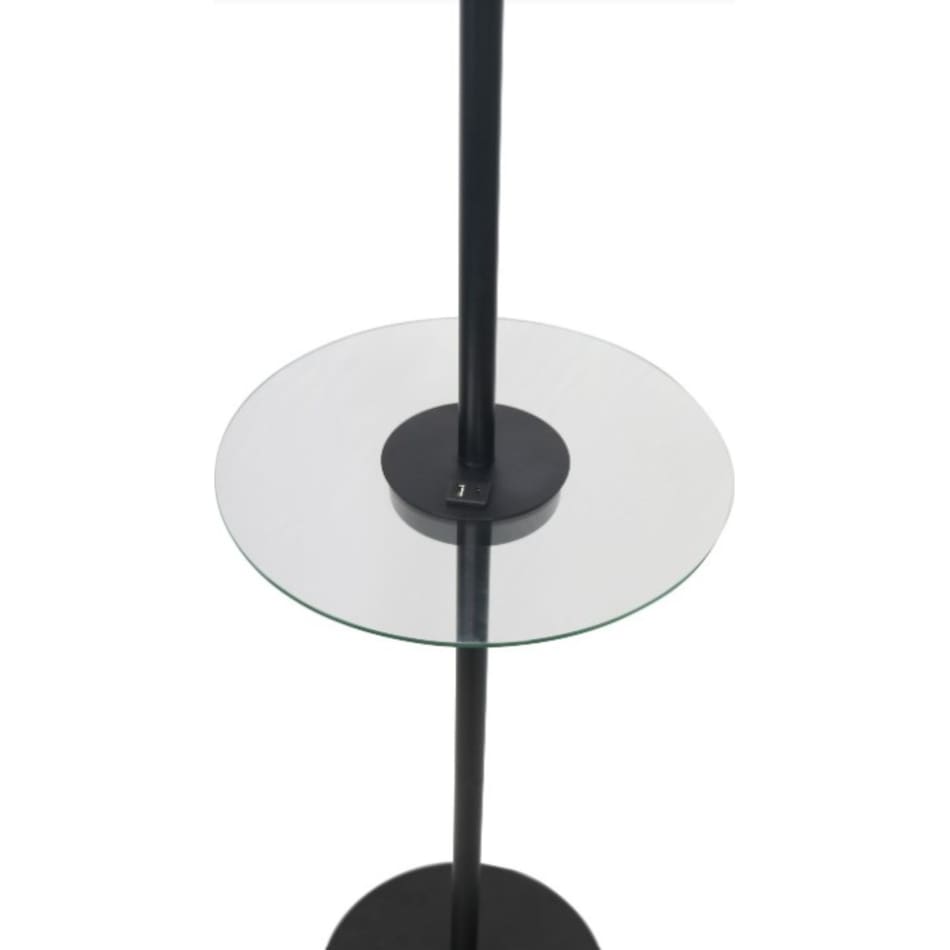 luce black floor lamp   