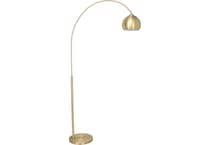 luce brass arc lamp   
