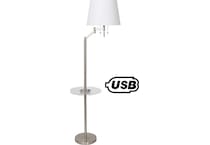 luce silver floor lamp   