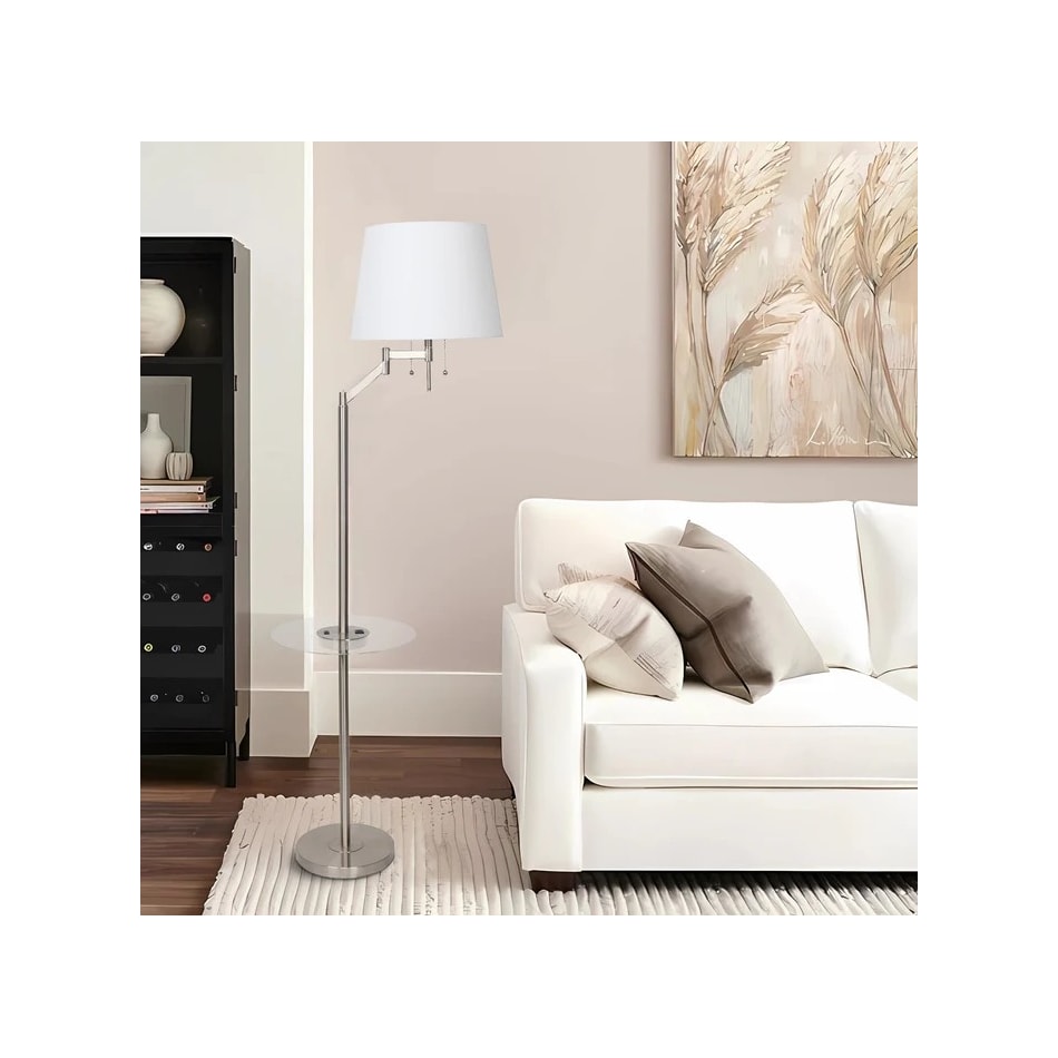 luce silver floor lamp   