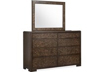 magnussen home furnishing inc brown double   