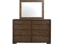 magnussen home furnishing inc brown double   