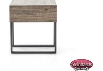magnussen home furnishing inc brown end table  image   