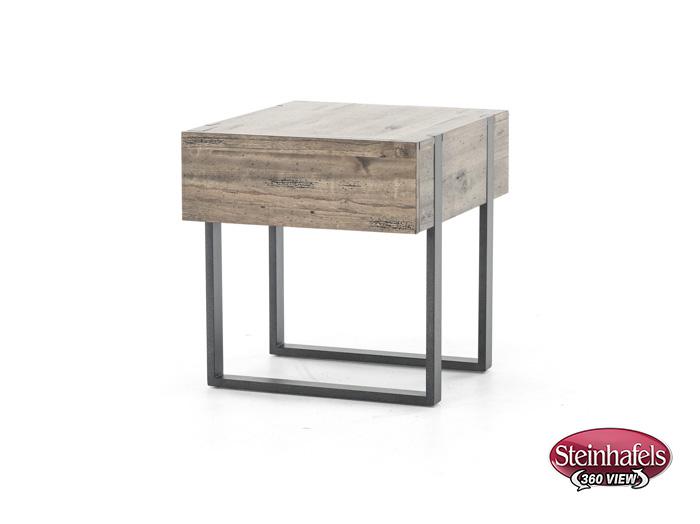 magnussen home furnishing inc brown end table  image   
