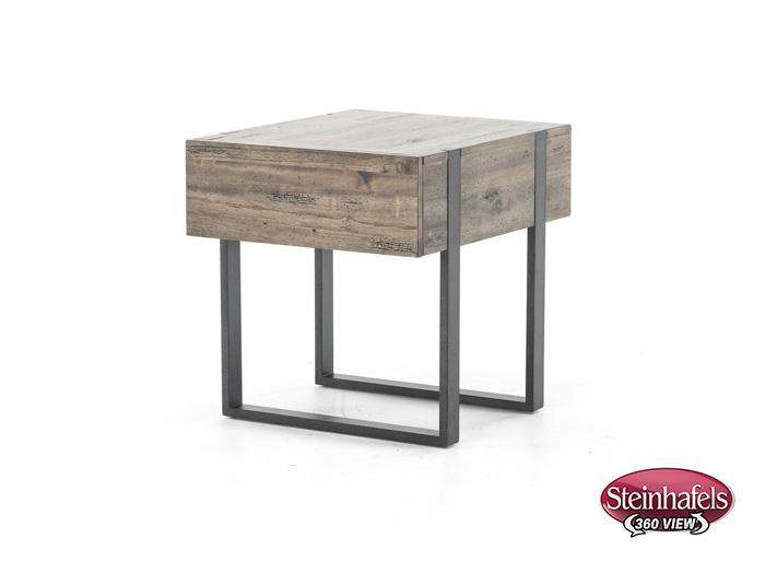 magnussen home furnishing inc brown end table  image   