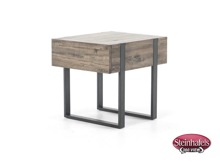 magnussen home furnishing inc brown end table  image   