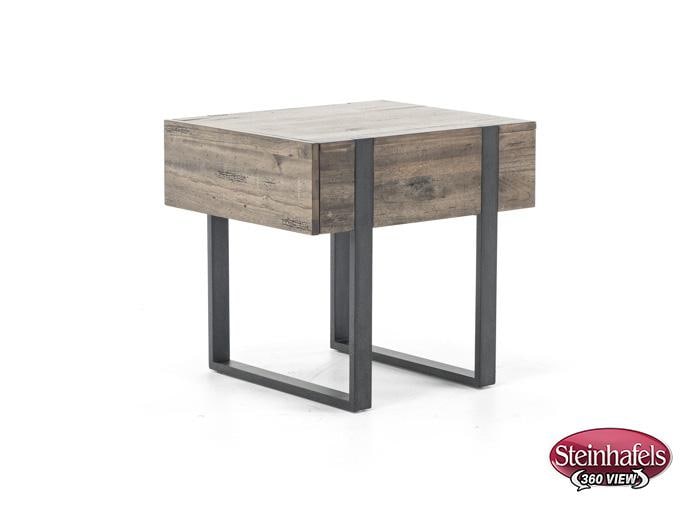 magnussen home furnishing inc brown end table  image   