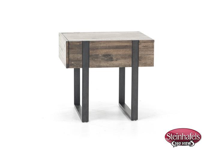 magnussen home furnishing inc brown end table  image   