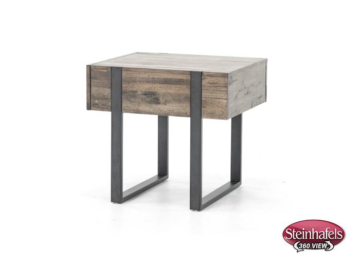 magnussen home furnishing inc brown end table  image   
