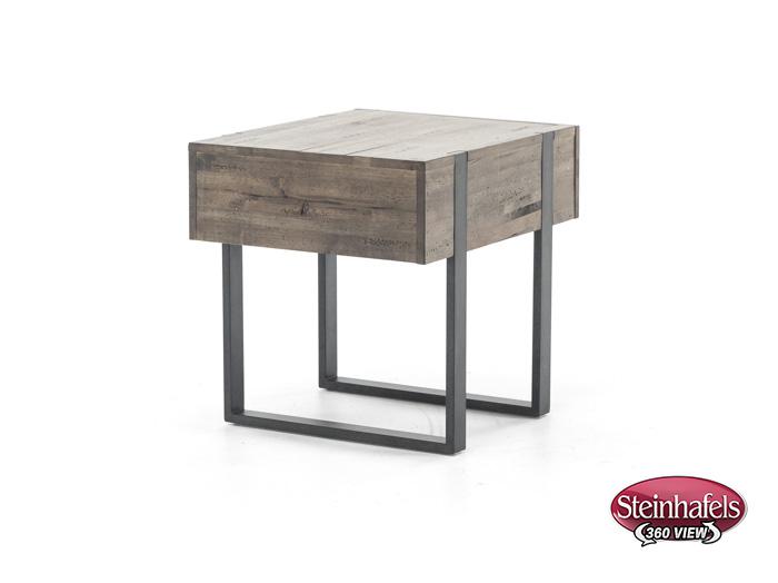 magnussen home furnishing inc brown end table  image   