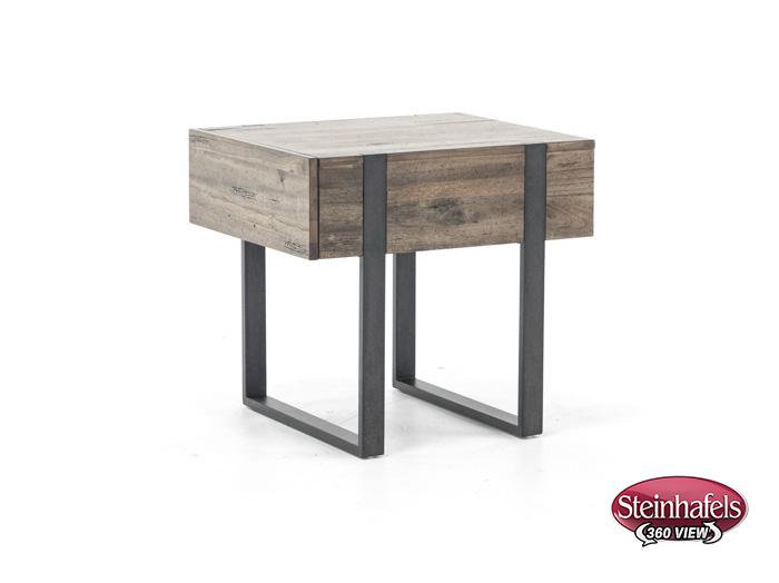 magnussen home furnishing inc brown end table  image   