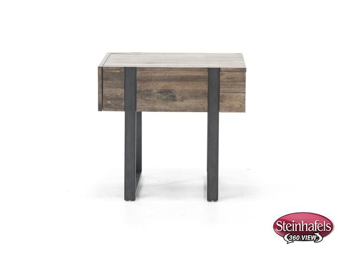magnussen home furnishing inc brown end table  image   