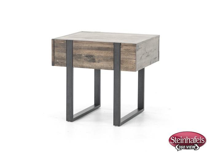 magnussen home furnishing inc brown end table  image   