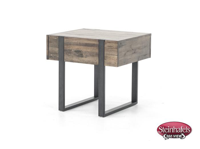magnussen home furnishing inc brown end table  image   