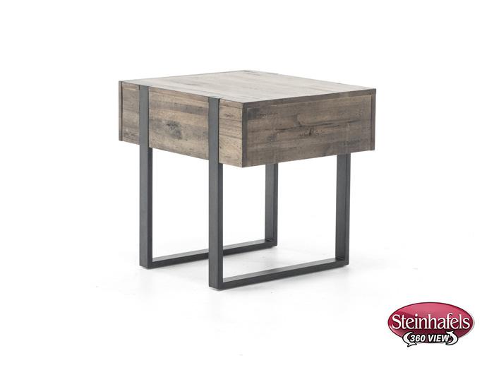 magnussen home furnishing inc brown end table  image   